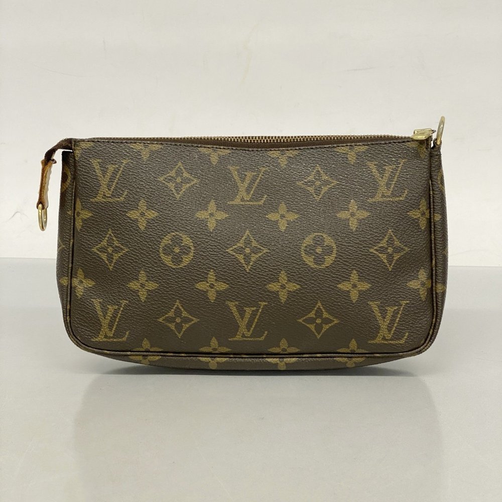 Louis Vuitton Pouch Monogram Pochette Accessoires M51980 Brown Women's - Picture 10 of 10